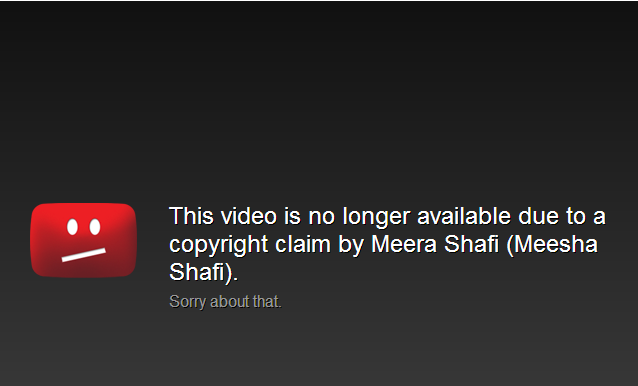 Screenshot of Meesha Shafi claim overloads Batti music video