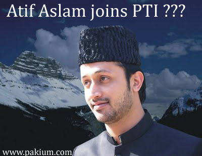 Atif Aslam joins Pakistan Tehreek Insaaf