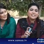 Maya khan on Samaa TV