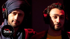 Atif Aslam and Qayaas in Coke Studio Season 5 Episode 1