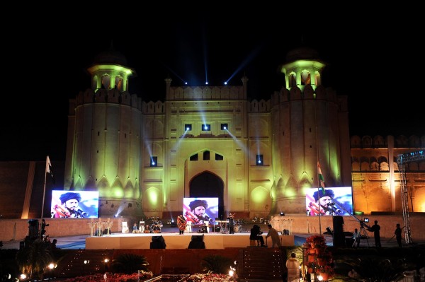 2nd Aman Ki Asha Shame Ashnai Event at Lahore Fort Shahi Qilla