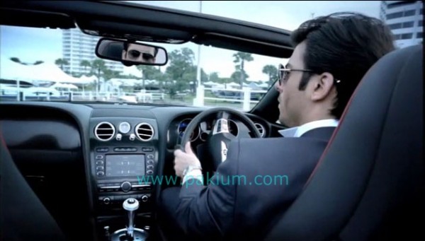 Fawad Khan driving Sports Car in QMobile AD