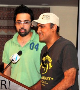 Aaroh Band Members Khalid Khan and Haider Hashmi