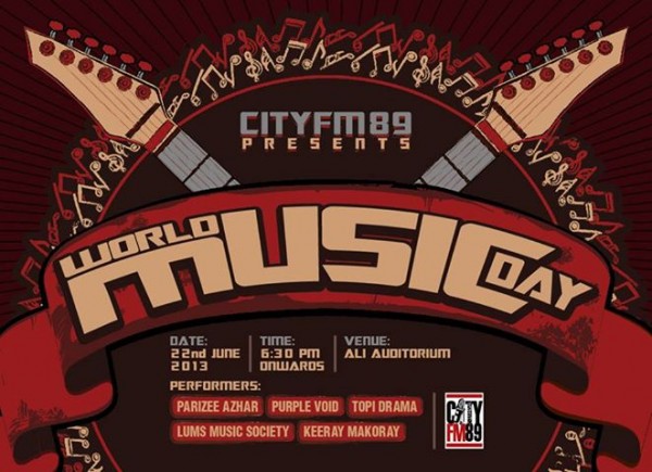 City FM 89 World Music Day Lahore