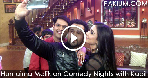 humaima Malik and emraan hashmi on comedy nights with kapil