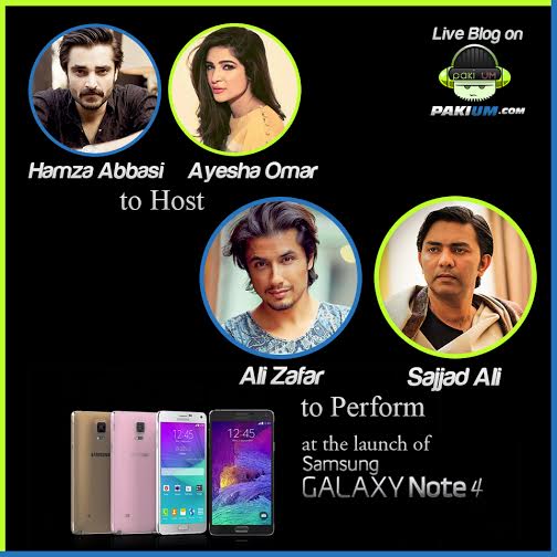 hamza-abbasi-ayesha-omar-host-ali-zafar-sajjad-ali-perform-samsung-note-4-launch-event