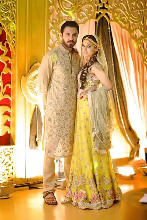 Mustafa Zahid wedding pictures with his wife Jia