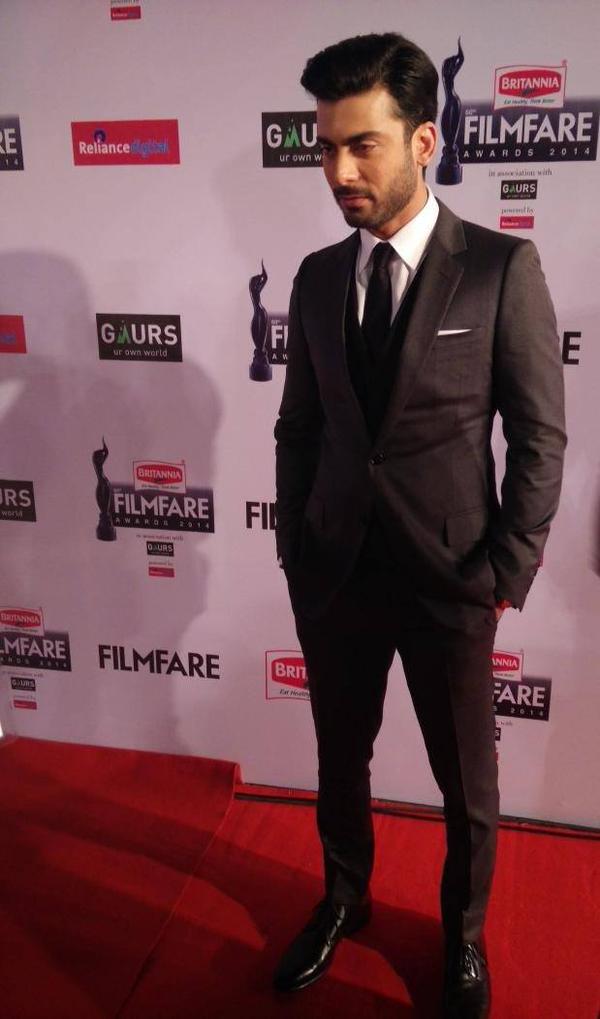 Fawad Khan at red carpet of 60th Filmfare Awards in Mumbai