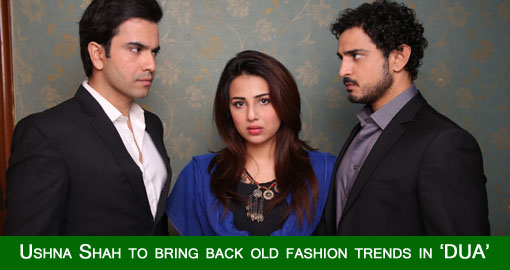 Ushna Shah brings back old fashion trends in Dua