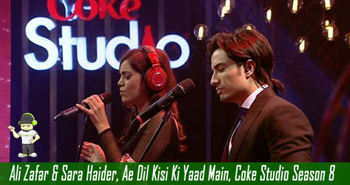 Ali Zafar & Sara Haider, Ae Dil Kisi Ki Yaad Main, Coke Studio Season 8