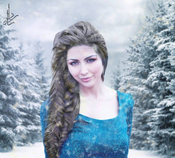 7. Sabeeka imam as Elsa from frozen