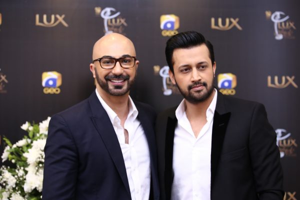 HSY and Atif Aslam at Lux Style Awards